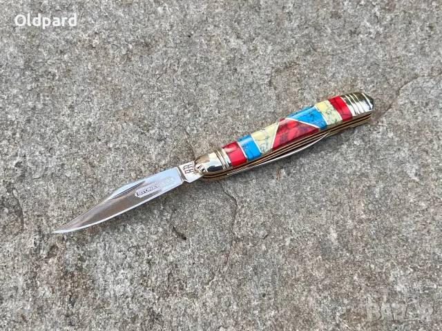 Висококачествен компактен колекционерски джобен сгъваем нож Stoneworx Peanut.(RR911)