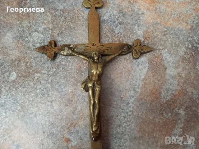 Месингов кръст, снимка 5 - Други - 49410177