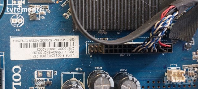 Main board CV6683H-E42  for SANG LE-32S15 for 32 inc DISPLAY CX315DLEDM, снимка 4 - Части и Платки - 42901444