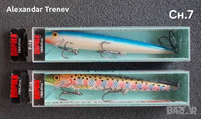 Воблери Rapala Original Floating, снимка 7 - Такъми - 55785299