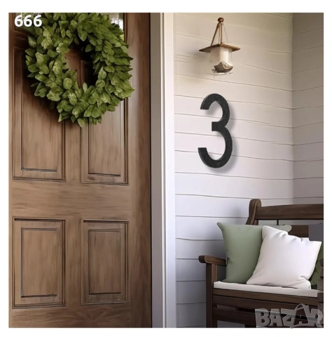 Адресен номер - 3  20см, снимка 4 - Други стоки за дома - 53115252