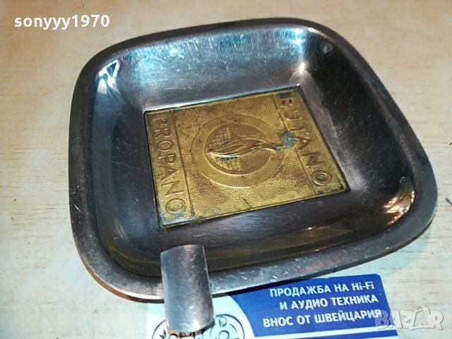 пепелник-мед/месинг/инокс-15х14см, снимка 9 - Колекции - 29939732