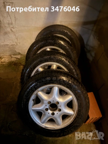 Джанти за мерцедес mercedes 5x112 15цола без гуми, снимка 2 - Гуми и джанти - 53268350