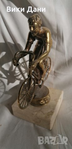 бронз скулптура колело Лион Франция, снимка 3 - Статуетки - 34991789