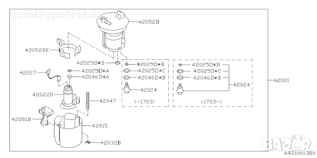 Резервоар 2017053000871e1500 Горивна Помпа Toyota GT86 2018 Subaru BRZ, снимка 10 - Части - 52906819