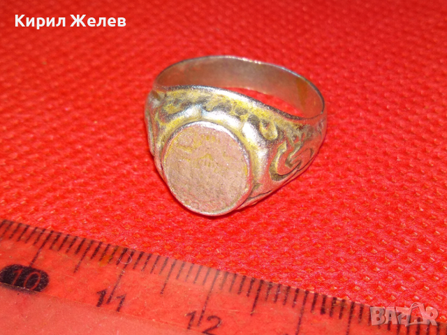 СТАРИНЕН ЦАРСКИ СРЕБЪРЕН ПРЪСТЕН от СРЕБЪРНА МОНЕТА 50 СТОТИНКИ 1883 СРЕБРО 835 РЪЧНА РАБОТА 43754, снимка 13 - Антикварни и старинни предмети - 44614120