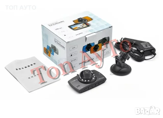 Видеорегистратор за Кола DVR Full HD Запис в цикъл G-сензор Откриване на движение Нощно виждане, снимка 10 - Аксесоари и консумативи - 56207762