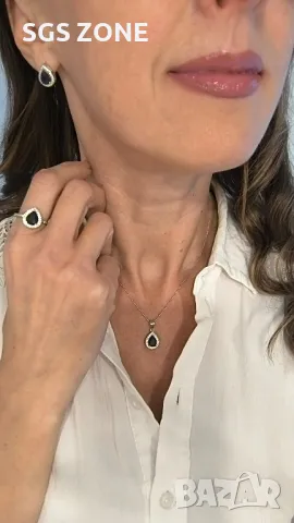 Сребърен Пръстен с Рубин/Син Сапфир/Жълт Сапфир, снимка 3 - Пръстени - 49870852