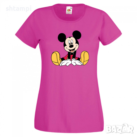 Дамска тениска Mickey Mouse 11 Мини Маус,Микки Маус.Подарък,Изненада,, снимка 7 - Тениски - 36528647
