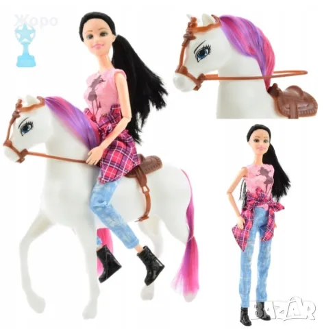 Кукла жокей с кон КН0257, снимка 7 - Кукли - 48018697