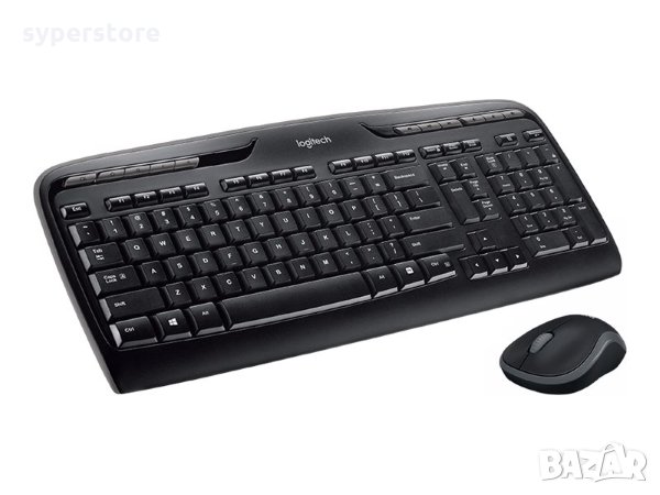 2 в 1 Комплект клавиатура и мишка Безжични Logitech MK330 Модерни компактни и удобни, снимка 3 - Клавиатури и мишки - 34932549