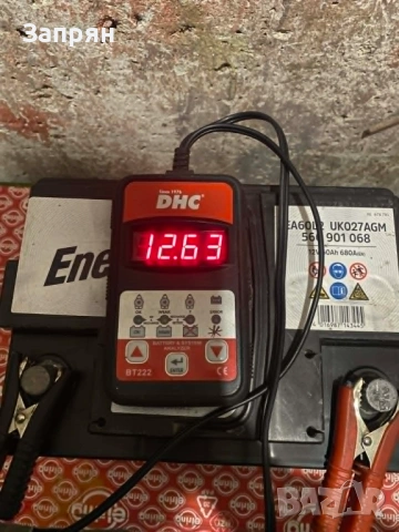 Акумулатор Energizer AGM/АГМ 60 амп/ч с гаранция, снимка 2 - Части - 54336599