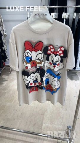 ✨Дамски Тениски с Камъни , снимка 4 - Тениски - 54036399