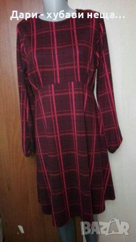 Рокля от хубаво трико, голям размер🍀❤L/XL,XL,2XL❤🍀арт.4321, снимка 2 - Рокли - 37051995