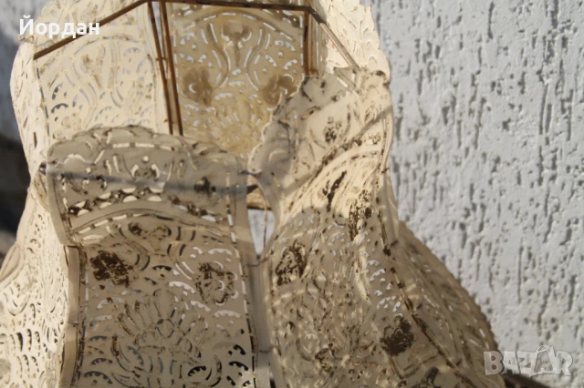 Китайска порцеланова лампа, снимка 4 - Антикварни и старинни предмети - 50798571