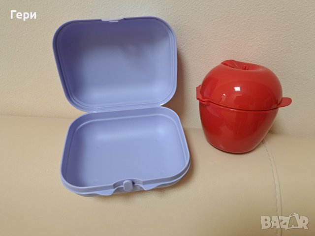 Tupperware  кутийка ябълка, снимка 6 - Кутии за храна - 36525564