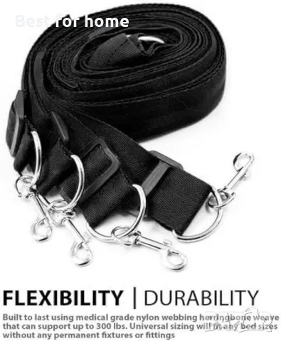 BDSM Фитнес въжета  за китката и глезена- 4 броя, снимка 5 - Фитнес уреди - 50300089