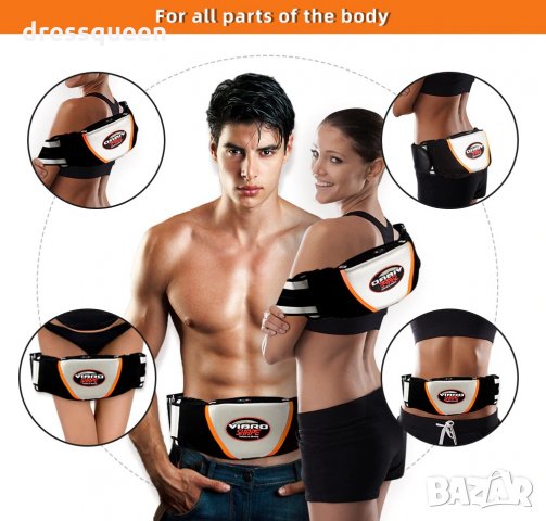 2703 Колан за отслабване със сауна ефект Vibro Shape, снимка 5 - Фитнес уреди - 30378820