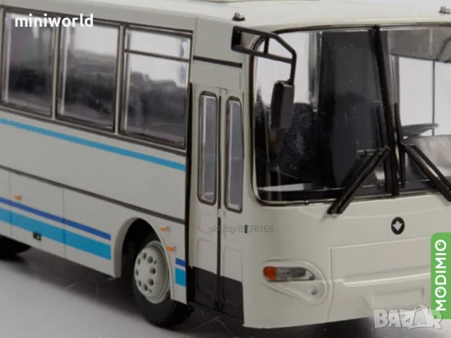 ПАЗ 4230 Аврора градски автобус - мащаб 1:43 на Наши Автобуси моделът е нов в блистер, снимка 3 - Колекции - 49553191
