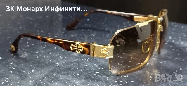 Слънчеви очила Chrome Hearts Milk Maski/минимални драскотини по стъклата, снимка 5 - Слънчеви и диоптрични очила - 52853041