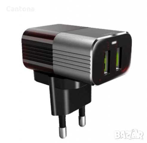 Зарядно устройство LDNIO A2206 Adaptive Fast Charge c Micro USB кабел, 2.4A, 2xUSB Port, Универсално, снимка 3 - Оригинални зарядни - 30417598