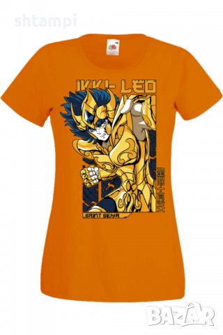 Дамска тениска Saint Seiya Leo Aiolia 01,Анимация,игра,Празник,Повод., снимка 8 - Тениски - 38074501