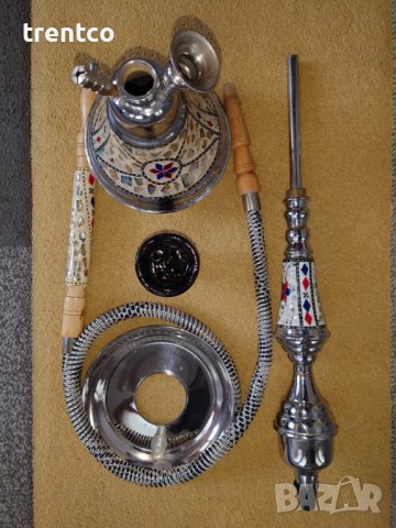 Шиша наргиле пушене ръчна арабска изработка, снимка 5 - Ръчно изработени сувенири - 39417500