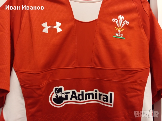 Оригинална ръгби фланелка на Уелс - under armour, снимка 8 - Други спортове - 51706518