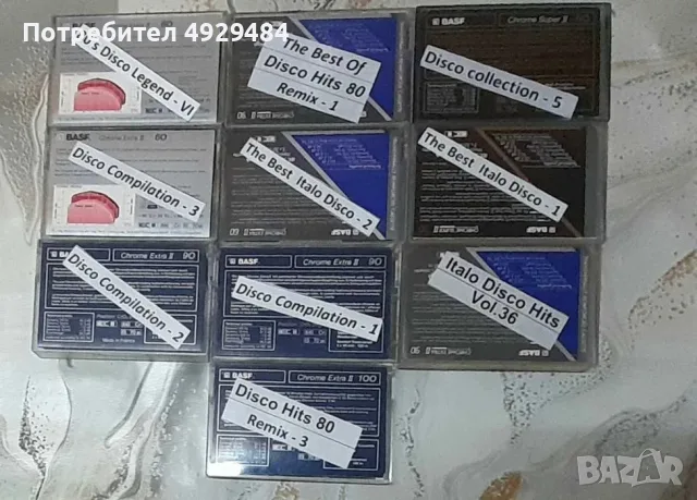Аудио касети BASF, с Диско хитове - позиция ХРОМ, снимка 3 - Аудио касети - 55809092