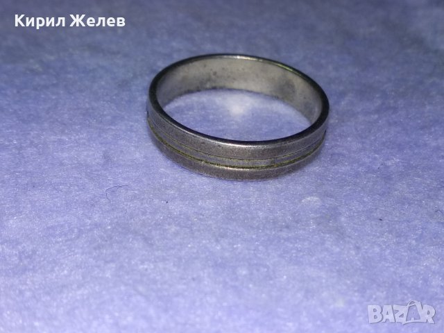 СТАР СТИЛЕН СРЕБЪРЕН ПРЪСТЕН ОКСИДИРАНО СРЕБРО 925 Тип ХАЛКА РЪЧНА ИЗРАБОТКА 40107, снимка 12 - Пръстени - 42760849