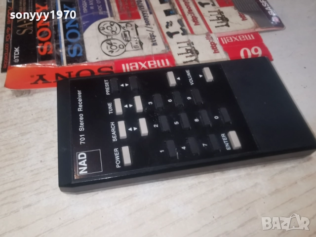 NAD 701 STEREO RECEIVER REMOTE CONTROL-ВНОС SWISS 1412250954, снимка 7 - Ресийвъри, усилватели, смесителни пултове - 52787903