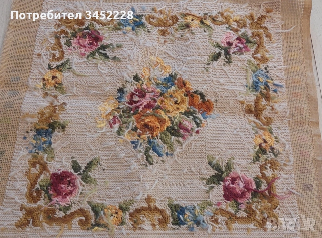 Гоблен за ценители ръчно изработен, снимка 6 - Гоблени - 54090473