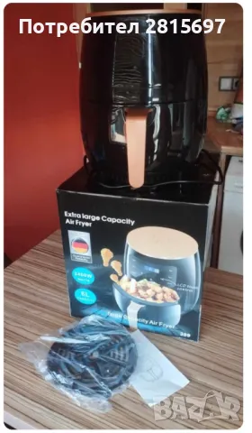 Еър фрайър - air fryer, снимка 2 - Уреди за готвене на пара - 47727575