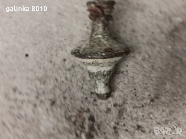 Стар интересен бронзов отвес, снимка 3 - Антикварни и старинни предмети - 54269284