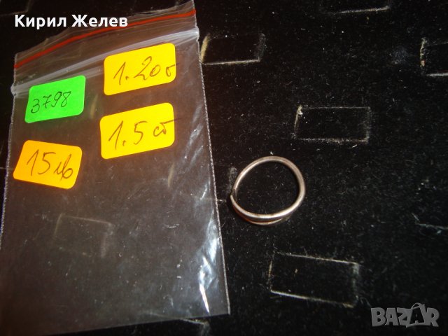ВИНТИДЖ СРЕБЪРЕН ПРЪСТЕН СРЕБРО ВИСОКА ПРОБА 3798, снимка 3 - Пръстени - 30376137