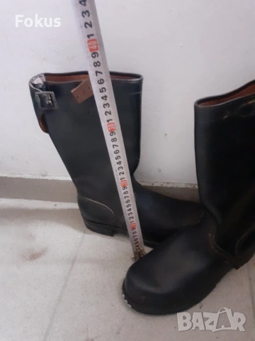 Стари немски военни кожени бойни ботуши униформа Германия, снимка 6 - Антикварни и старинни предмети - 53904665