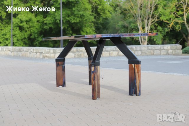 трапезна епоксидна маса, снимка 3 - Маси - 31208267