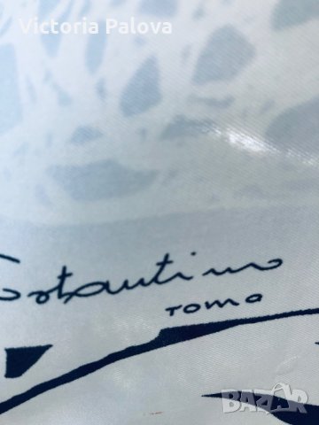 Дизайнерски шал GIORGIO PASSIGATTI коприна, снимка 3 - Шалове - 29846337