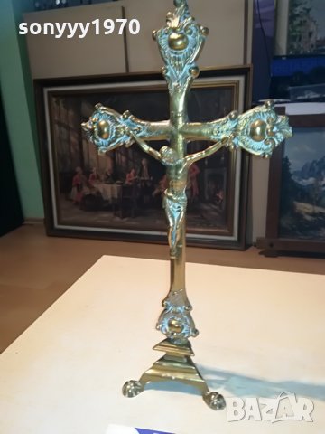 масивен кръст с христос, снимка 3 - Колекции - 29110438