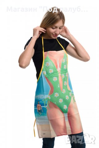 Нова дамска забавна готварска престилка Флирт, снимка 7 - Подаръци за жени - 30126971