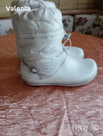 Crocs дамски гумени ботуши в бяло, размер W 8