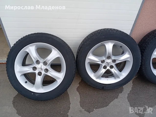 Оригинални джанти със зимни гуми за Mitsubishi Grandis, снимка 2 - Гуми и джанти - 56267155