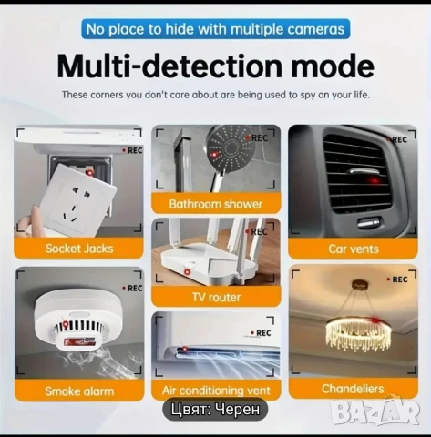 детектор за подслушватели камери проследяващи устройства , снимка 4 - Друга електроника - 50445470