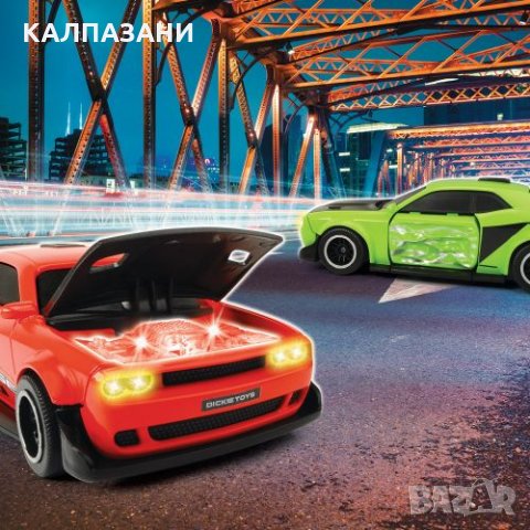 DICKIE Кола Dodge Challenger , снимка 4 - Коли, камиони, мотори, писти - 29879865