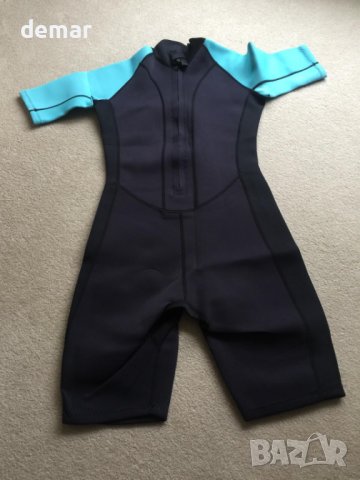 FLEXEL Неопренов водолазен костюм за гмуркане 3 мм, за сърф, плуване, гмуркане - размер S, снимка 8 - Водни спортове - 42340846