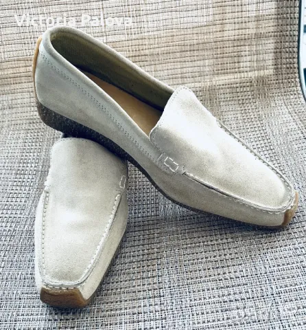 Скъпи обувки лоуфъри ROOTS Канада естествена кожа