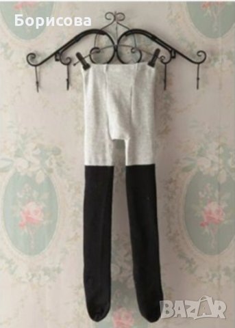 Детски памучен чорапогащник с котка, снимка 4 - Детско бельо и бански  - 34874579