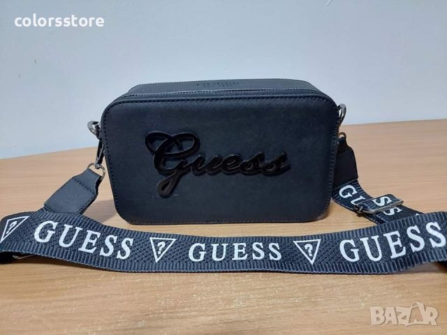 Луксозна Черна чанта  Guess/SG-E63, снимка 1 - Чанти - 42902055