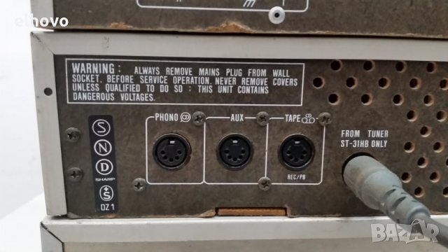 Стерео усилвател, тунер, дек Sharp RT-31HB, SM-31HB, ST-31HB, снимка 11 - Аудиосистеми - 30348217