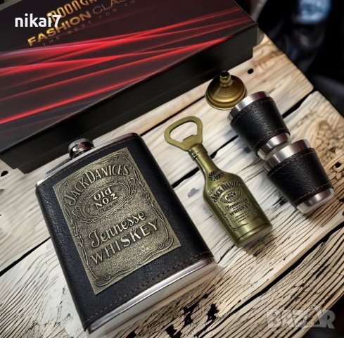 мъжки подаръчен комплект Jack Daniels _павурче+чаши за алкохол, снимка 6 - Подаръци за мъже - 42081007